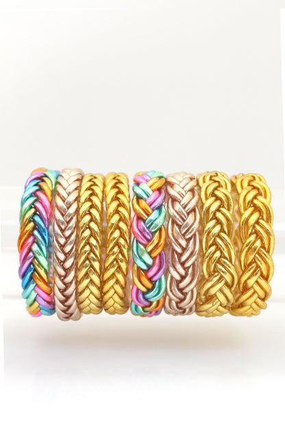 Single Braided Thai Buddhist Temple Bracelets, Mantra Bangles