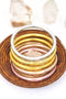 Mixed Metals Set / 5 Bangles