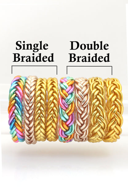 Single Braided Thai Buddhist Temple Bracelets, Mantra Bangles