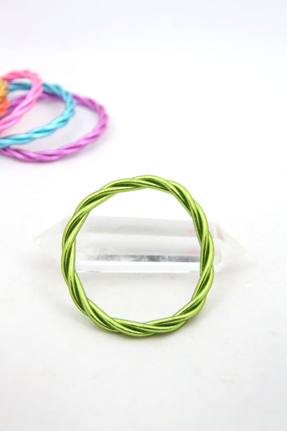 Twisted Thai Buddhist Temple Bracelets, Mantra Bangle, Kumlai