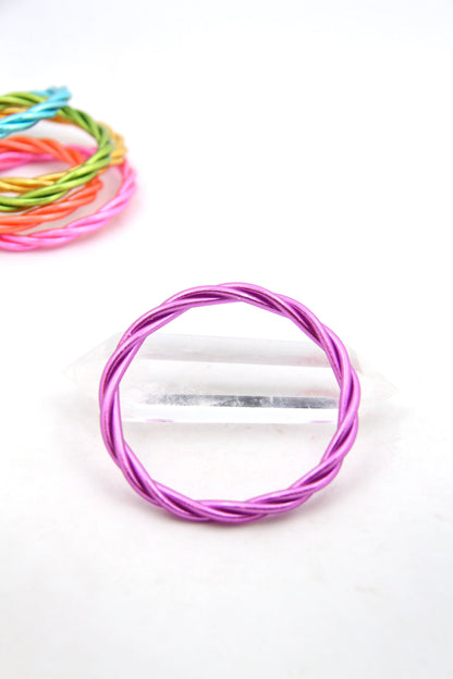 Twisted Thai Buddhist Temple Bracelets, Mantra Bangle, Kumlai