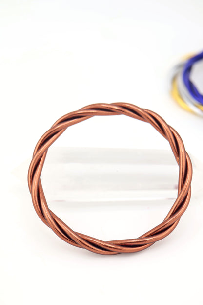 Twisted Thai Buddhist Temple Bracelets, Mantra Bangle, Kumlai