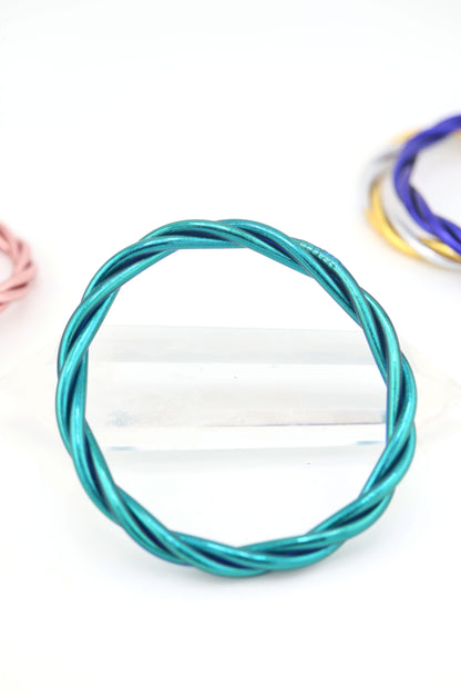 Twisted Thai Buddhist Temple Bracelets, Mantra Bangle, Kumlai