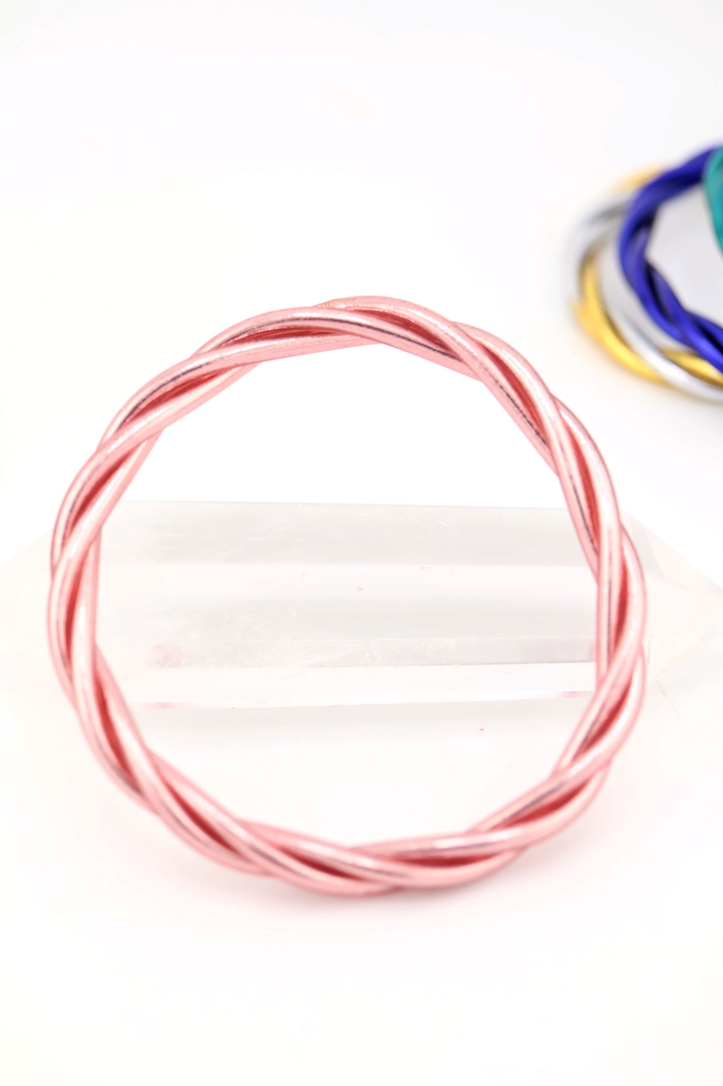 Twisted Thai Buddhist Temple Bracelets, Mantra Bangle, Kumlai