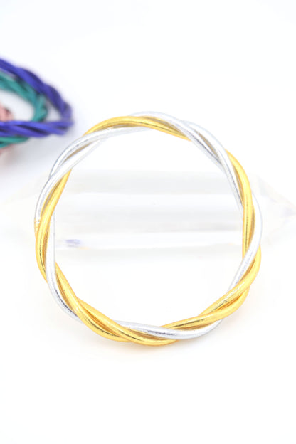 Twisted Thai Buddhist Temple Bracelets, Mantra Bangle, Kumlai