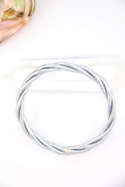 Twisted Thai Buddhist Temple Bracelets, Mantra Bangle, Kumlai