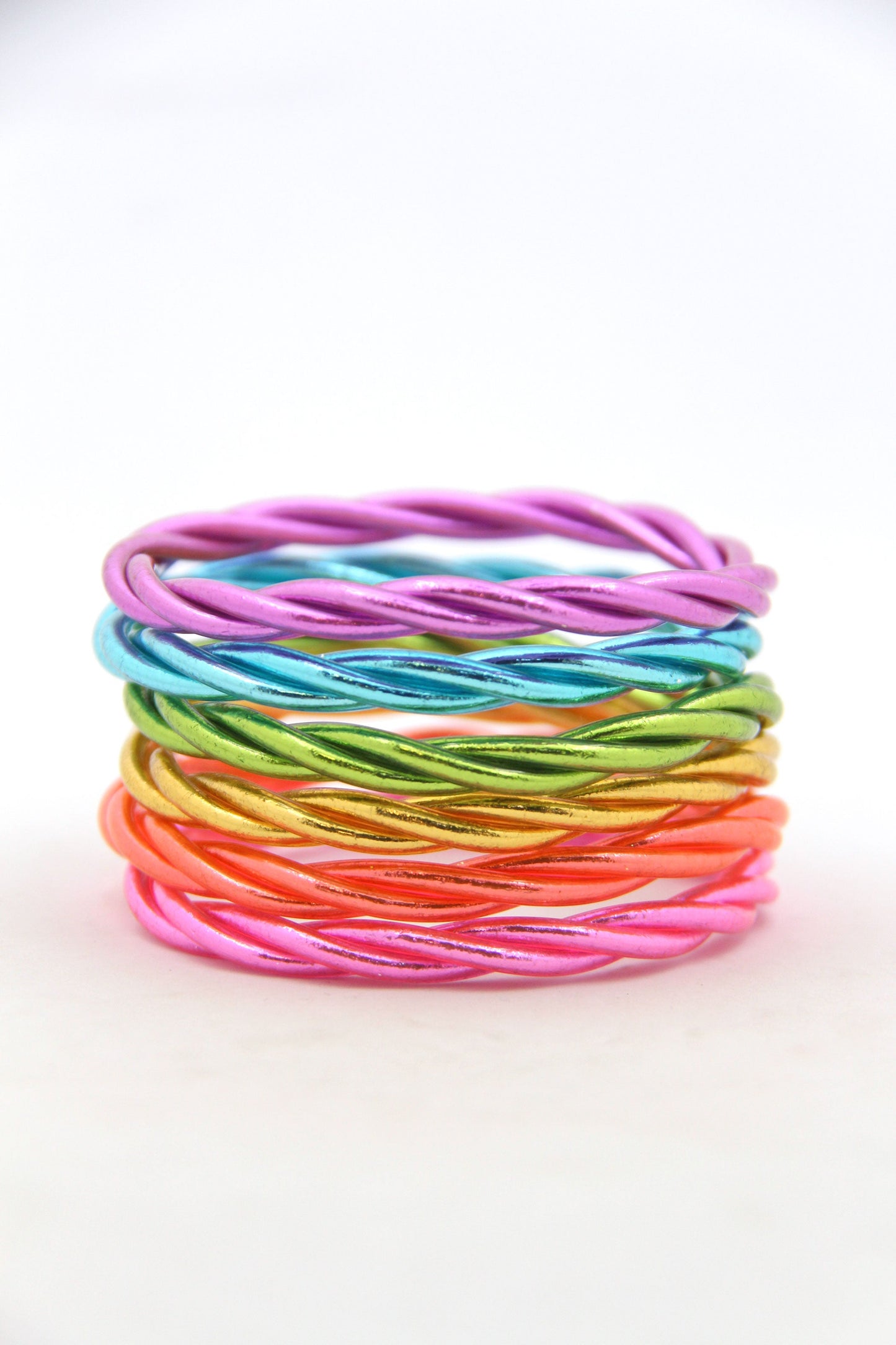 Twisted Thai Buddhist Temple Bracelets, Mantra Bangle, Kumlai