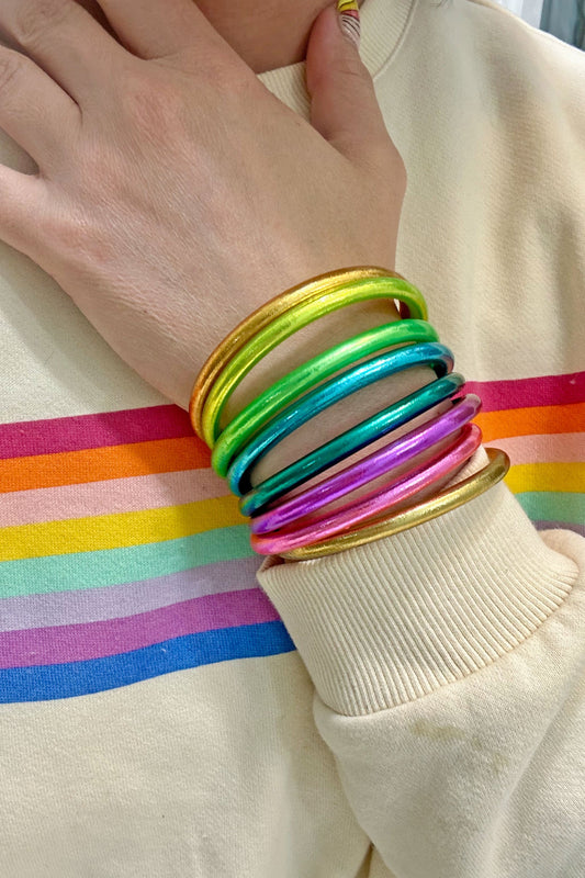 Classic Thai Temple Bracelets, Mantra Bangles