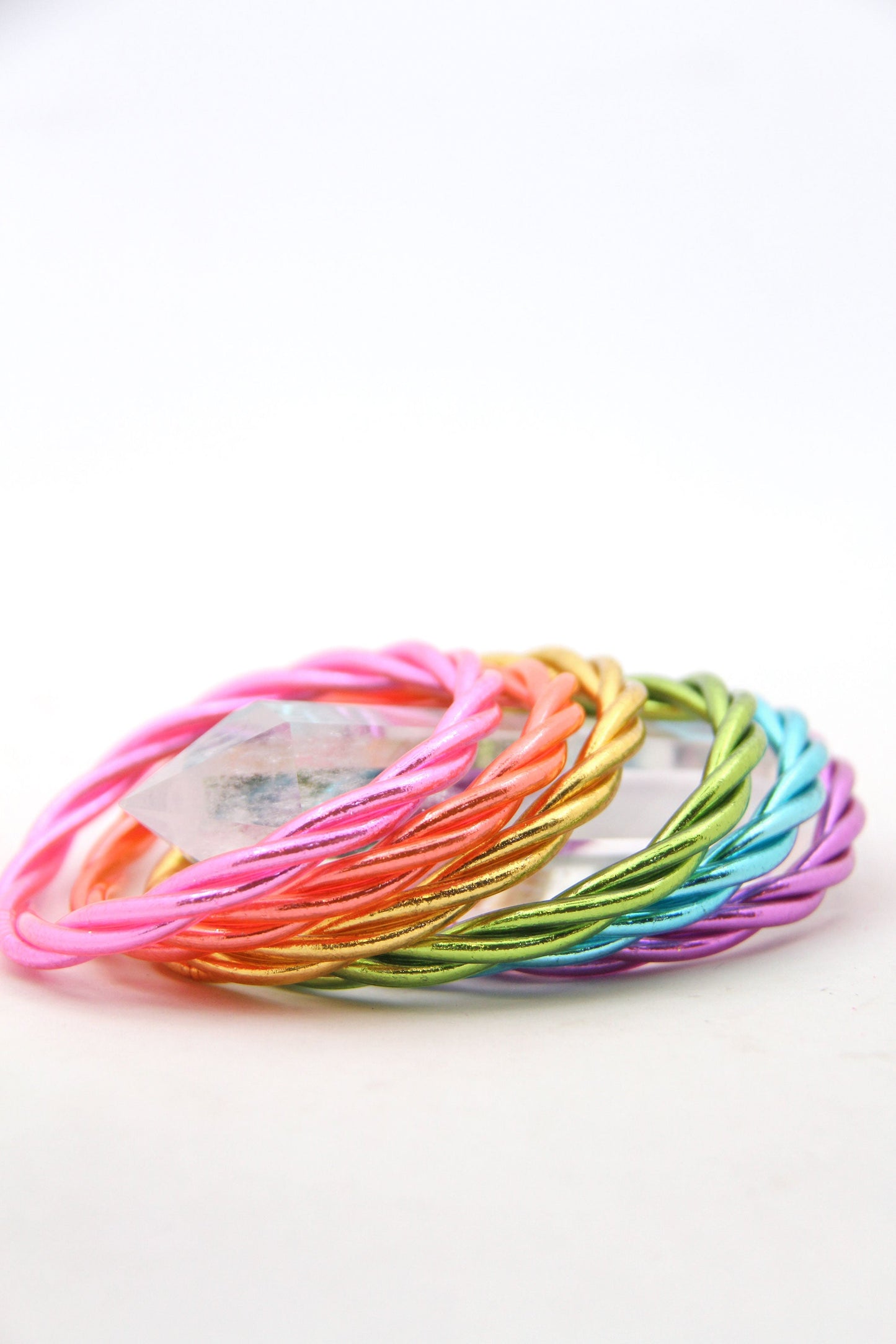 Twisted Thai Buddhist Temple Bracelets, Mantra Bangle, Kumlai