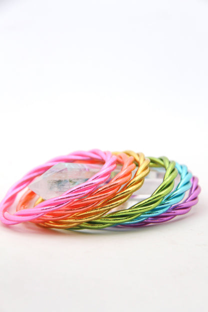 Twisted Thai Buddhist Temple Bracelets, Mantra Bangle, Kumlai
